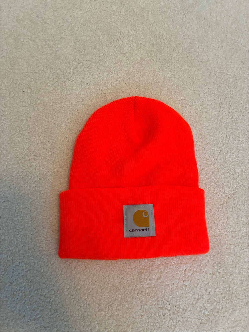 Carhartt Orange Cuffed Beanie
